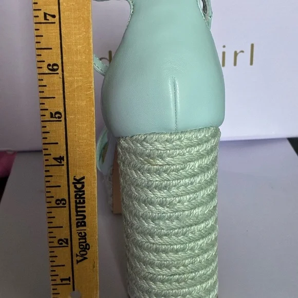 Madden Girl Mint Braided Platform Heel Sandal - Picture 4 of 5